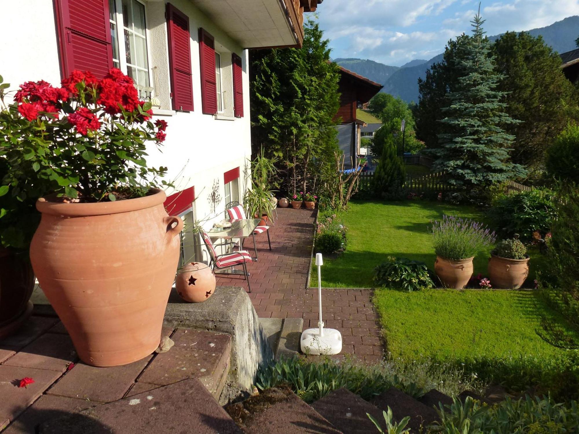 Haus Abendberg Appartement Wilderswil Buitenkant foto